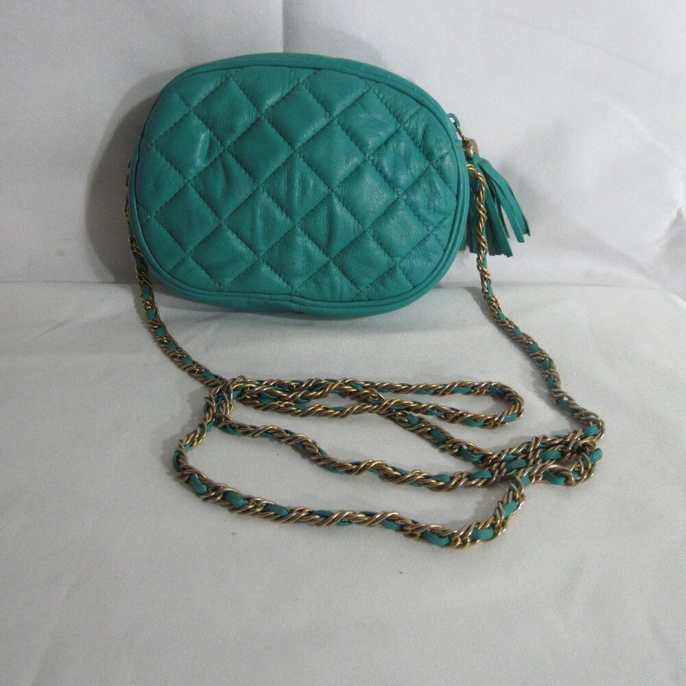 LJ Simone Quilted Leather Crossbody Bag